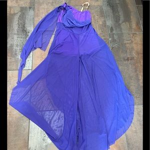 - NWT Saturated purple dance costume